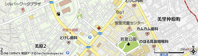 琉球日産中部店周辺の地図