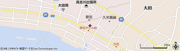 沖縄県島尻郡久米島町仲泊1057周辺の地図