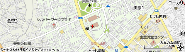 沖縄県中部合同庁舎守衛室周辺の地図