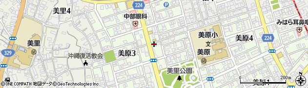ピザパルコ美里店周辺の地図