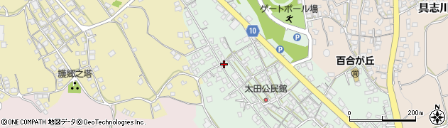 沖縄県うるま市大田257周辺の地図