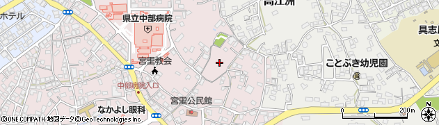沖縄県うるま市宮里周辺の地図