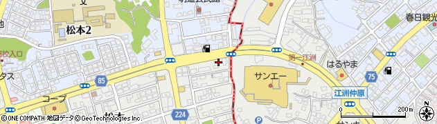 札幌や松本店周辺の地図