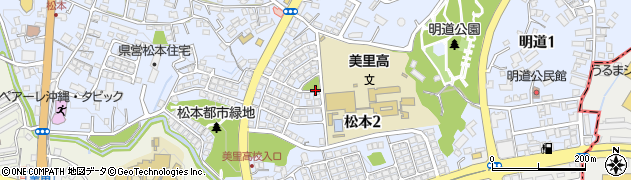 松本交通公園周辺の地図