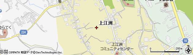沖縄県うるま市上江洲周辺の地図