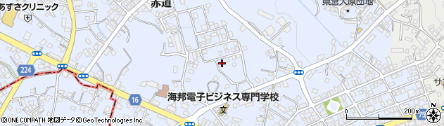沖縄県うるま市赤道周辺の地図