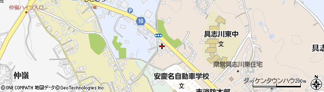具志川テクノセンター周辺の地図