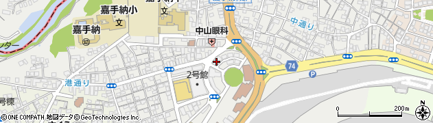 沖縄銀行嘉手納支店周辺の地図