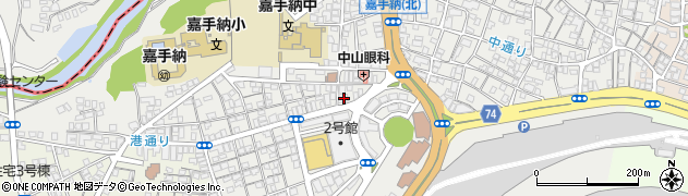 沖縄海邦銀行嘉手納支店周辺の地図