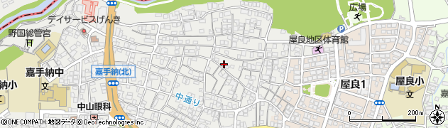 沖縄県嘉手納町（中頭郡）嘉手納周辺の地図