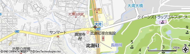 沖縄県読谷村（中頭郡）比謝矼周辺の地図