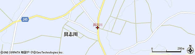 具志川周辺の地図
