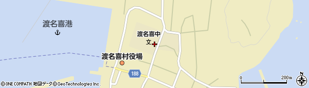 渡名喜村立渡名喜中学校周辺の地図