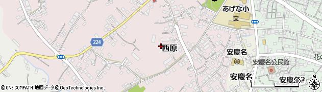 沖縄県うるま市西原周辺の地図