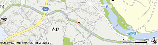 沖縄県うるま市赤野周辺の地図