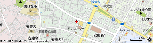 安慶名市場通り周辺の地図