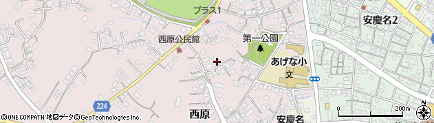 沖縄県うるま市西原448周辺の地図