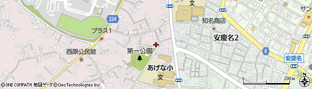 沖縄県うるま市西原71周辺の地図