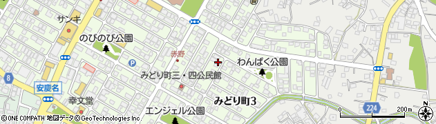 与座アパート周辺の地図