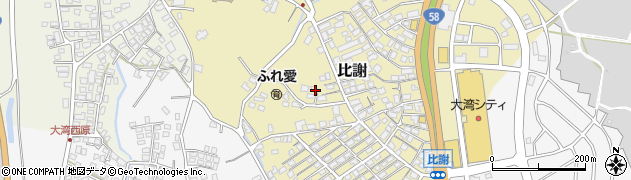 沖縄県中頭郡読谷村比謝183-2周辺の地図