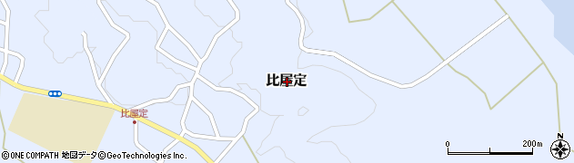 沖縄県島尻郡久米島町比屋定周辺の地図