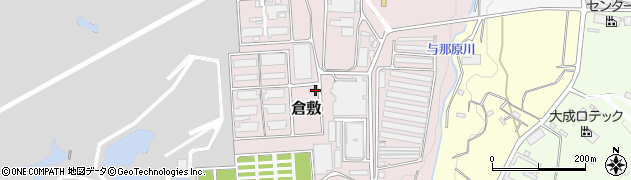 沖縄県沖縄市倉敷周辺の地図