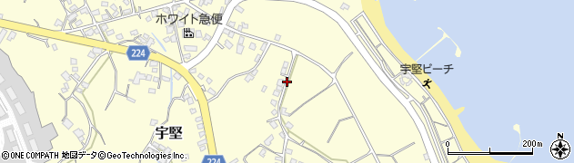 沖縄県うるま市宇堅周辺の地図