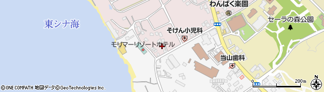 沖縄県中頭郡読谷村波平2468周辺の地図