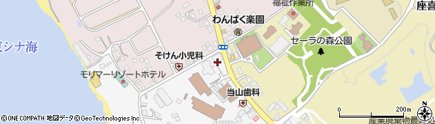 読谷村診療所周辺の地図