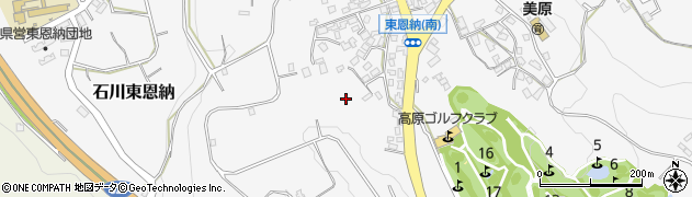 沖縄県うるま市石川東恩納1116周辺の地図