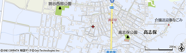 沖縄県読谷村（中頭郡）高志保周辺の地図