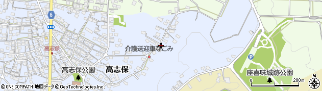 沖縄県中頭郡読谷村高志保1647周辺の地図