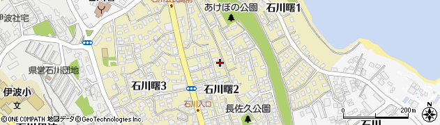 沖縄県うるま市石川曙周辺の地図