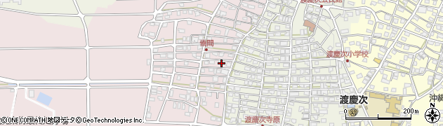 沖縄県読谷村（中頭郡）儀間周辺の地図