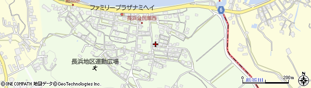 沖縄県中頭郡読谷村長浜86周辺の地図
