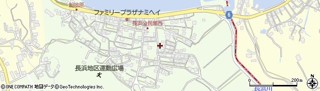 沖縄県中頭郡読谷村長浜87周辺の地図