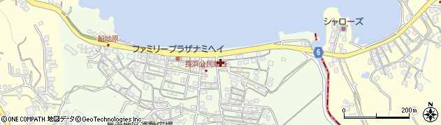 沖縄県中頭郡読谷村長浜16周辺の地図