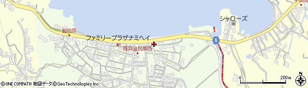 沖縄県中頭郡読谷村長浜8周辺の地図