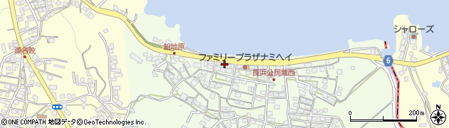 沖縄県中頭郡読谷村長浜141周辺の地図