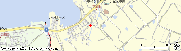 沖縄県国頭郡恩納村真栄田3332周辺の地図