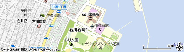 沖縄県うるま市石川石崎周辺の地図