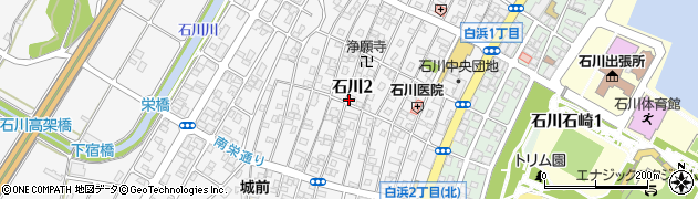 謝花・電化堂周辺の地図