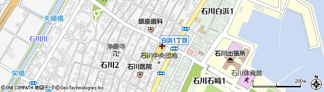 京都屋クリーニングかねひで　石川店周辺の地図