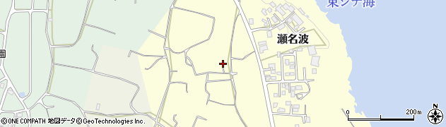 沖縄県中頭郡読谷村瀬名波1234周辺の地図