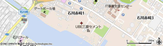 沖縄県うるま市石川赤崎1丁目周辺の地図