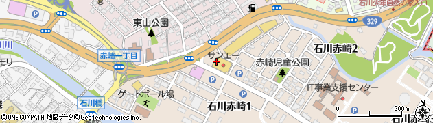 丸三ランドリー石川店周辺の地図