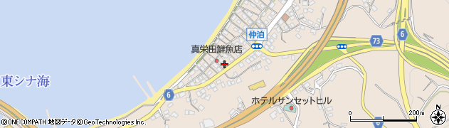 沖縄県国頭郡恩納村仲泊66周辺の地図