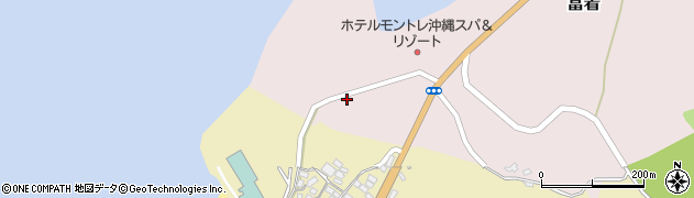 沖縄県国頭郡恩納村冨着1547周辺の地図