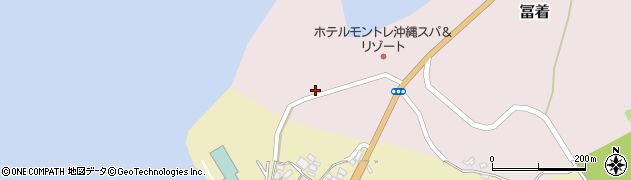 沖縄県国頭郡恩納村冨着1552周辺の地図