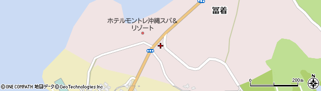 沖縄県国頭郡恩納村冨着584周辺の地図